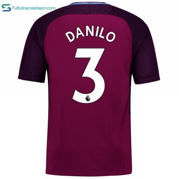 Camiseta Manchester City 2ª Danilo 2017/18